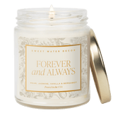 Forever and Always Soy Candle - Clear Jar - 9 oz