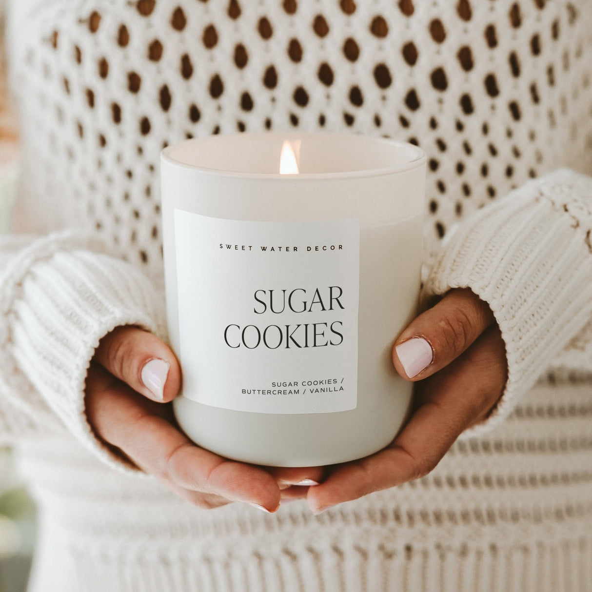 Sugar Cookies Soy Candle - Tan Matte Jar - 15 oz