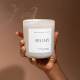 Spa Day Soy Candle - Tan Matte Jar - 15 oz