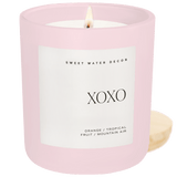 XOXO Soy Candle - Pink Matte Jar - 15 oz (Island Air)
