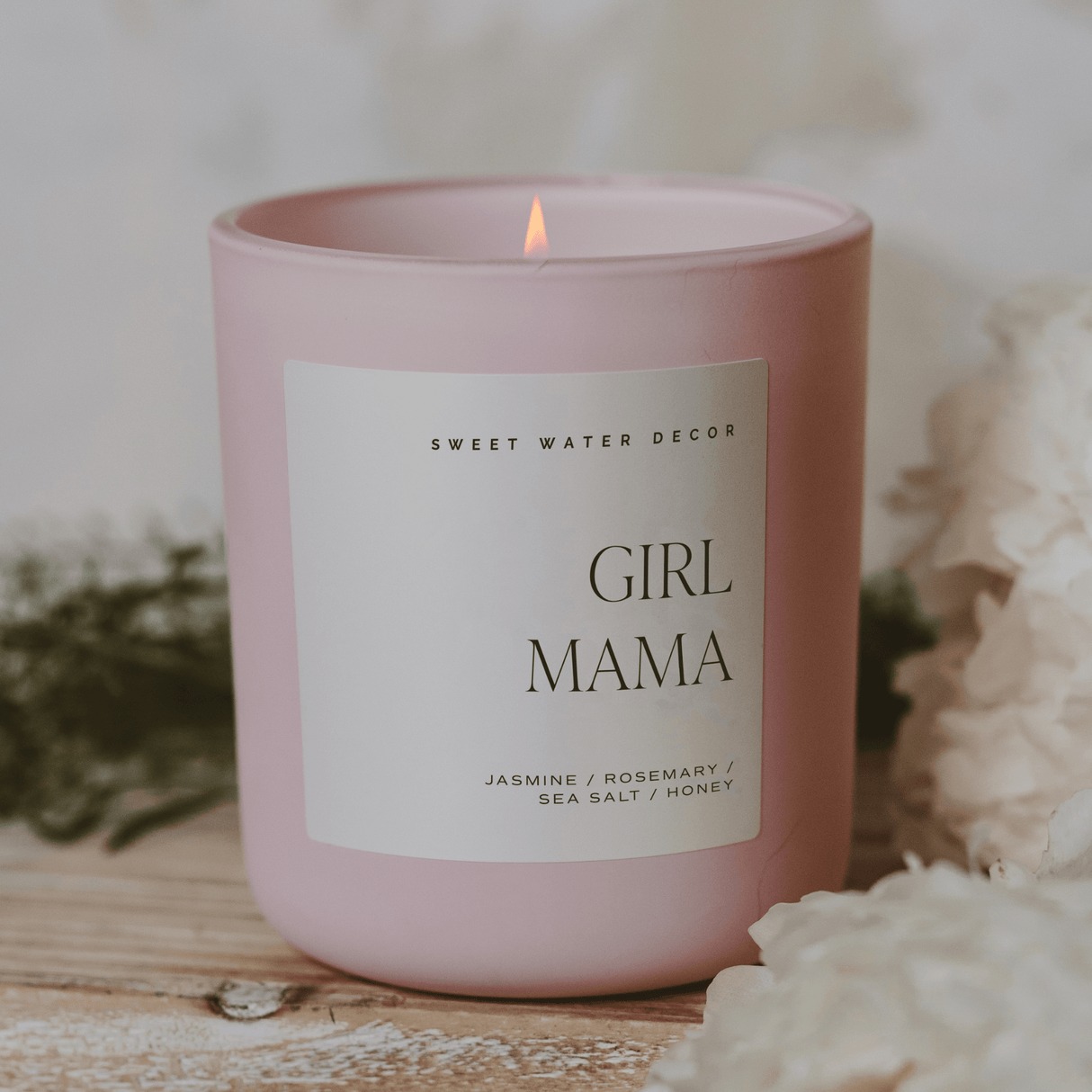 Girl Mama Soy Candle - Pink Matte Jar - 15 oz