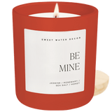 Be Mine Soy Candle - Red Matte Jar - 15 oz