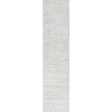 Groovy Solid Shag Runner Rug