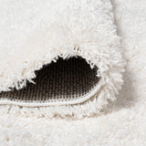 Groovy Solid Shag Runner Rug