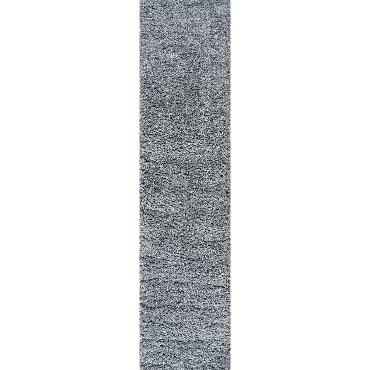 Groovy Solid Shag Runner Rug