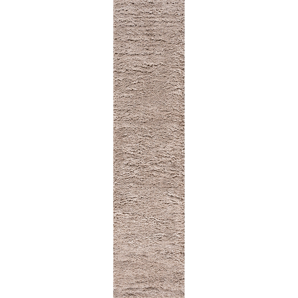 Groovy Solid Shag Runner Rug