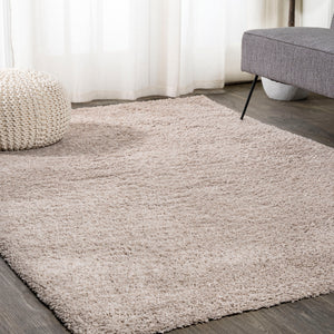 Groovy Solid Shag Area Rug