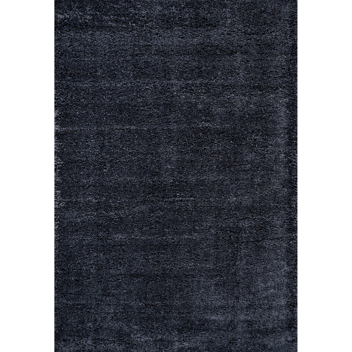 Groovy Solid Shag Runner Rug