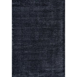 Groovy Solid Shag Runner Rug