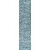 Groovy Solid Shag Runner Rug