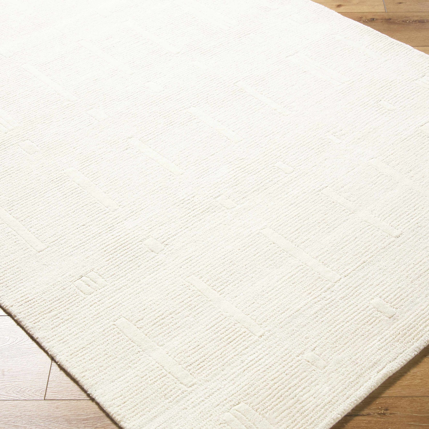 Charan Ivory Cream Area Rug