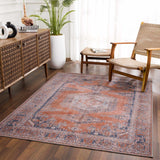 Taber Burnt Orange Persian Style Rug