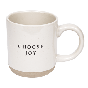 Choose Joy 14oz. Stoneware Coffee Mug