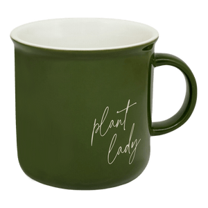 Plant Lady 11 oz Green Coffee Mug