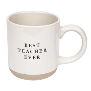 Best Teacher Ever 14 oz Stoneware Coffee Mug