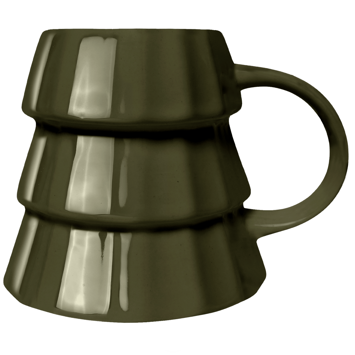 Green Tree 17 oz Figural Coffee Mug