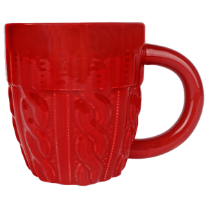 Red Sweater 18 oz Figural Coffee Mug