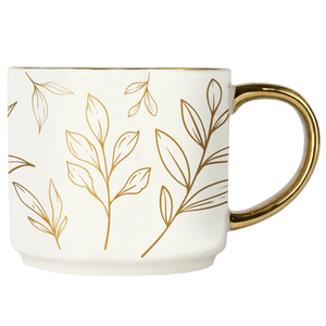 Gold-Leaves-14oz-Gold-Handle-Coffee-Mug-Mugs