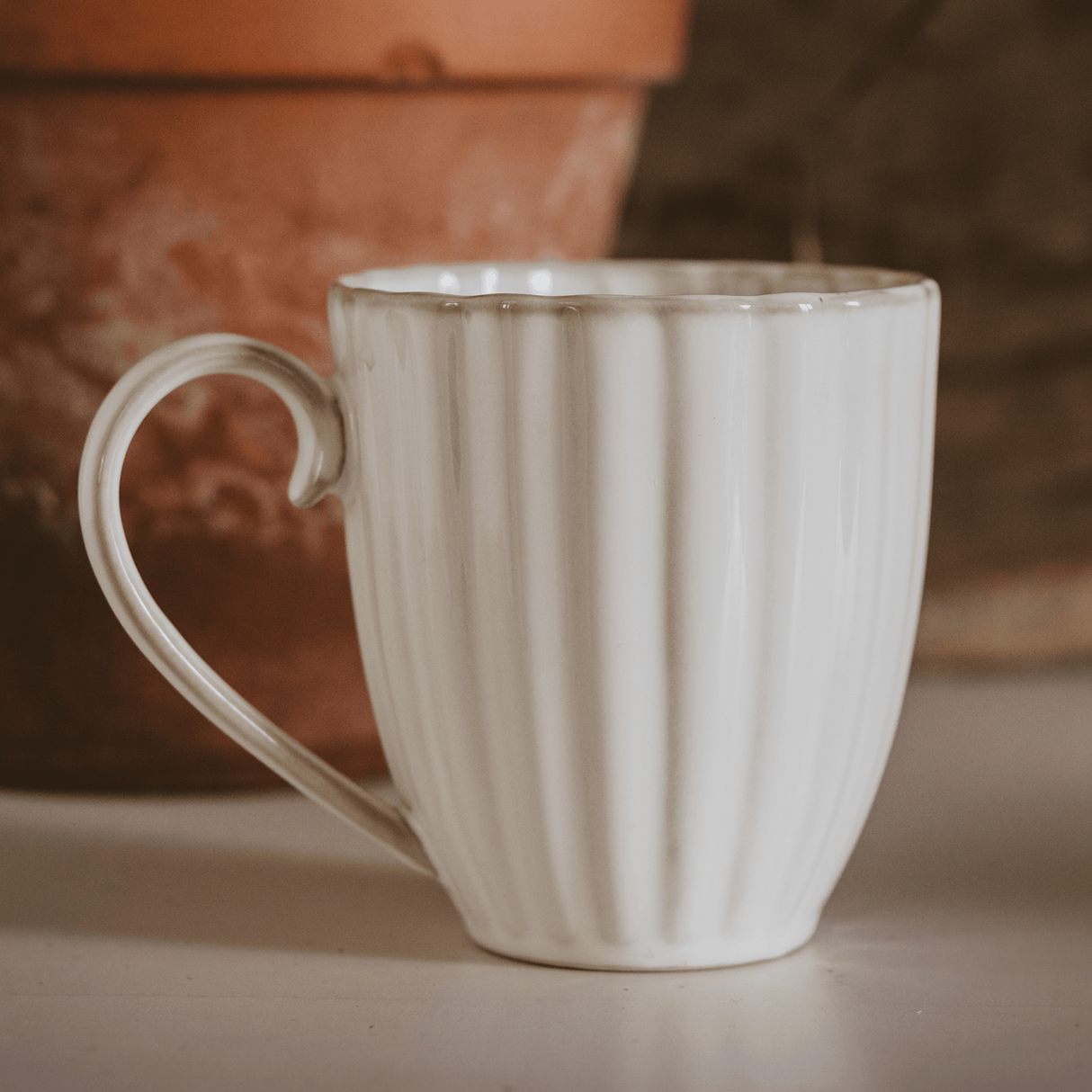 Scallop 20 oz Figural Coffee Mug