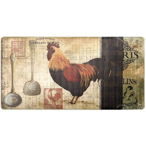 20" x 39" Embossed Anti-Fatigue Mat (Paris Rooster)