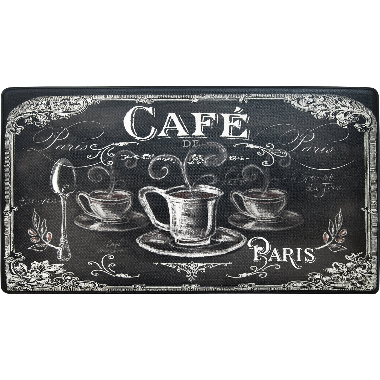 Oversized 20"x36" Feel at Ease Anti-Fatigue Kitchen Mat (Cafe)