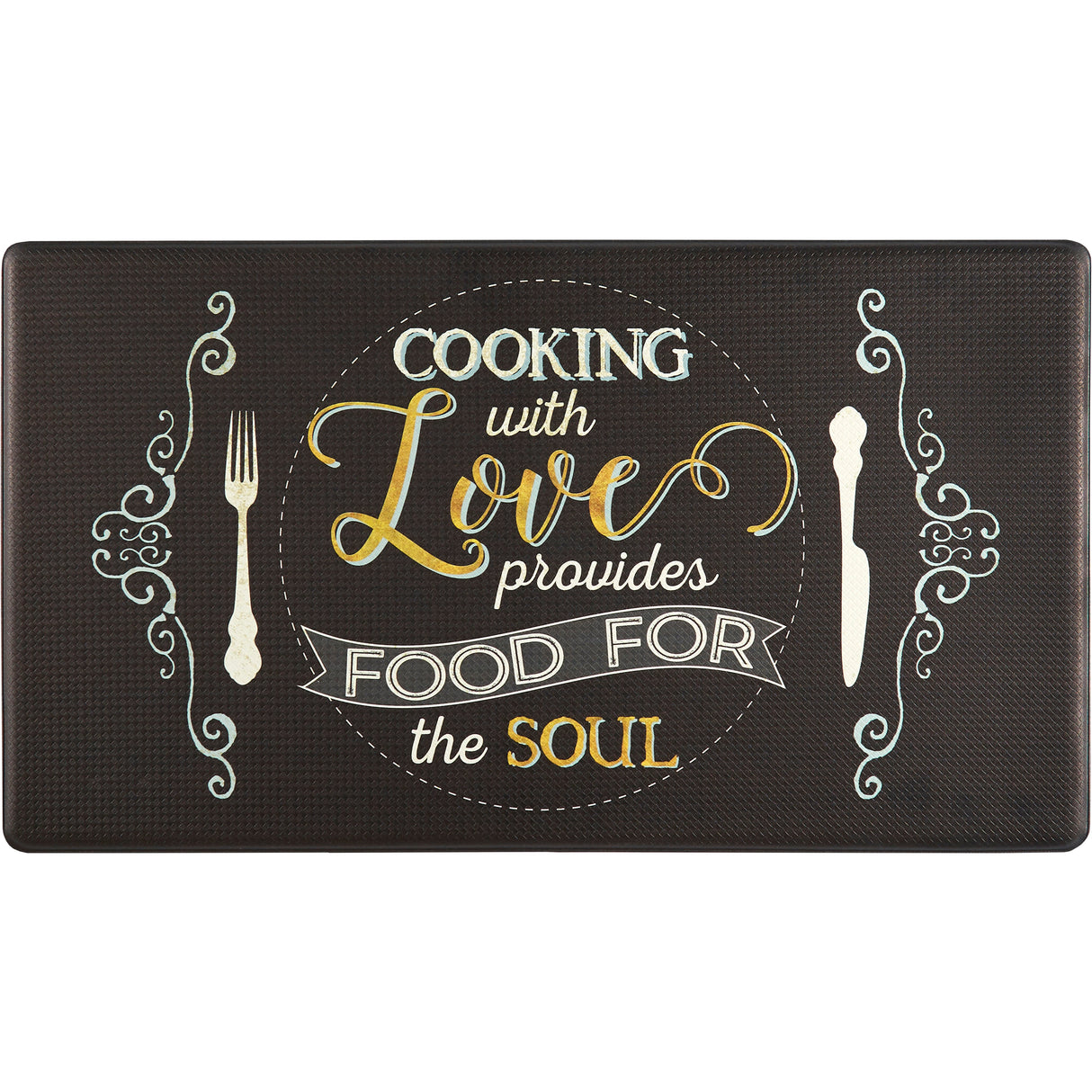 Oversized 20"x36" Feel at Ease Anti-Fatigue Kitchen Mat