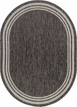 Coonamble Bordered Antrasit Rug