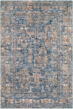 Mirabel Denim Blue Traditional Rug