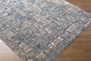 Mirabel Denim Blue Traditional Rug