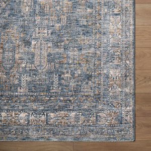 Mirabel Denim Blue Traditional Rug