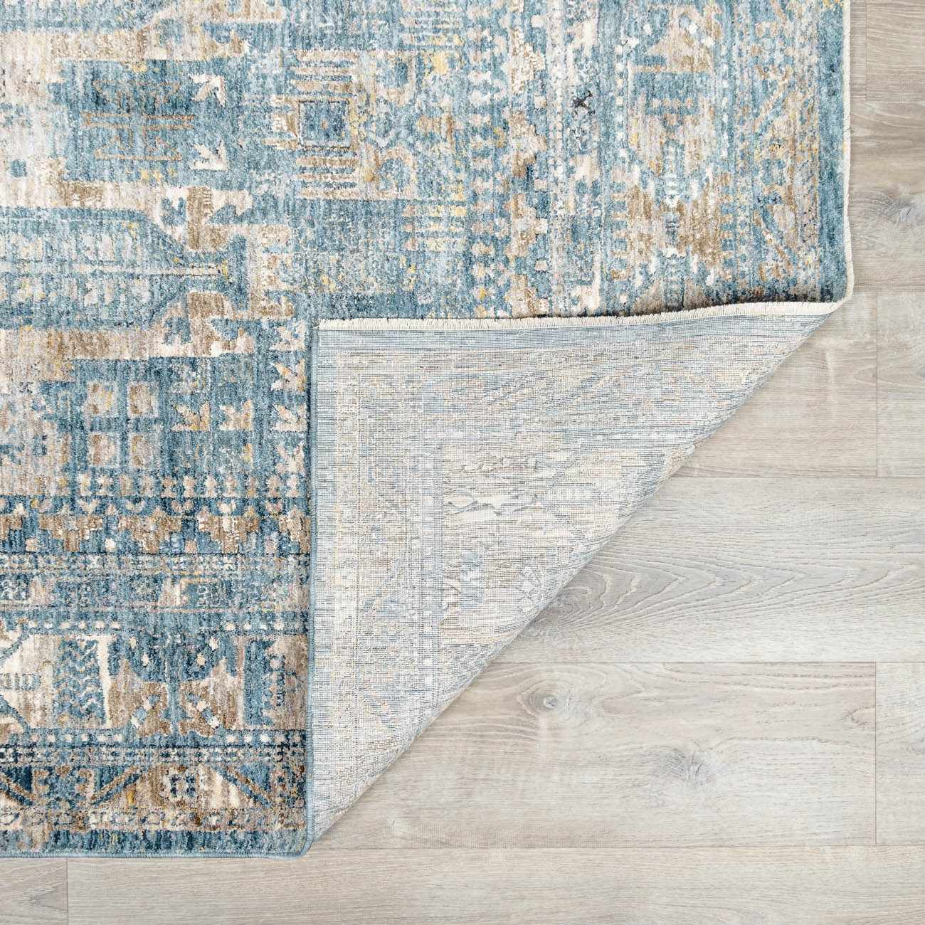 Mirabel Denim Blue Traditional Rug