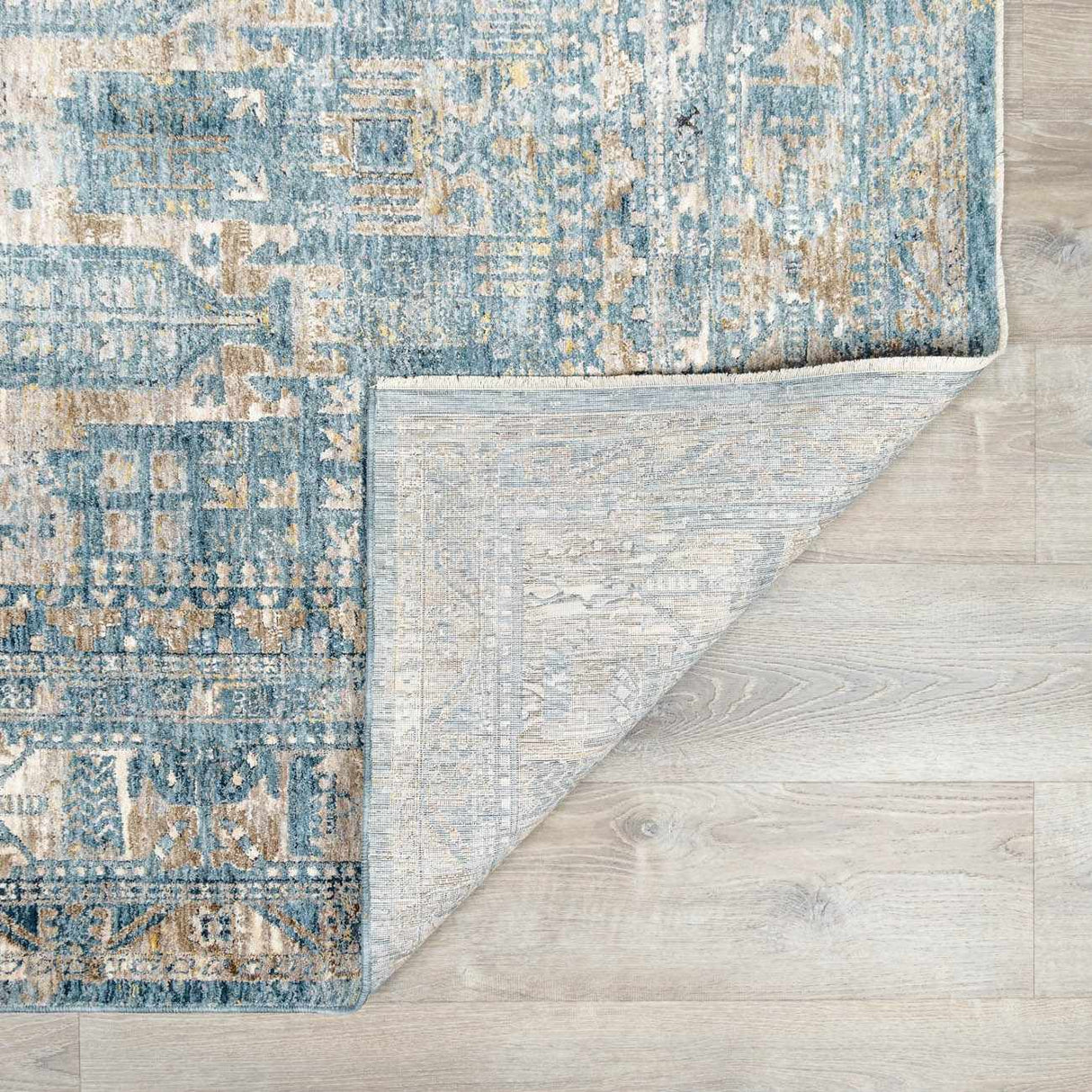 Mirabel Denim Blue Traditional Rug
