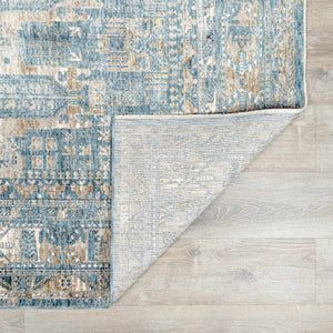 Mirabel Denim Blue Traditional Rug