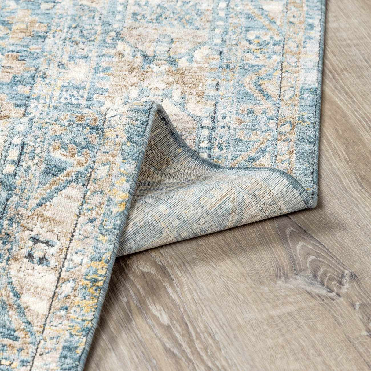 Mirabel Denim Blue Traditional Rug