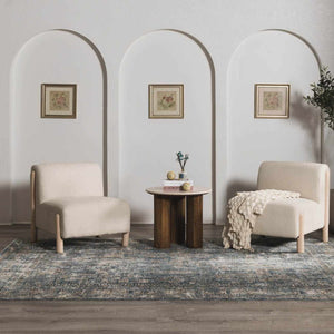 Mirabel Denim Blue Traditional Rug