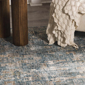 Mirabel Denim Blue Traditional Rug