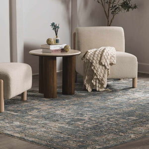 Mirabel Denim Blue Traditional Rug