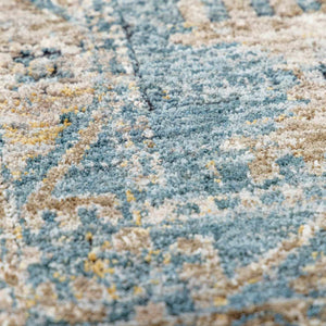 Mirabel Denim Blue Traditional Rug