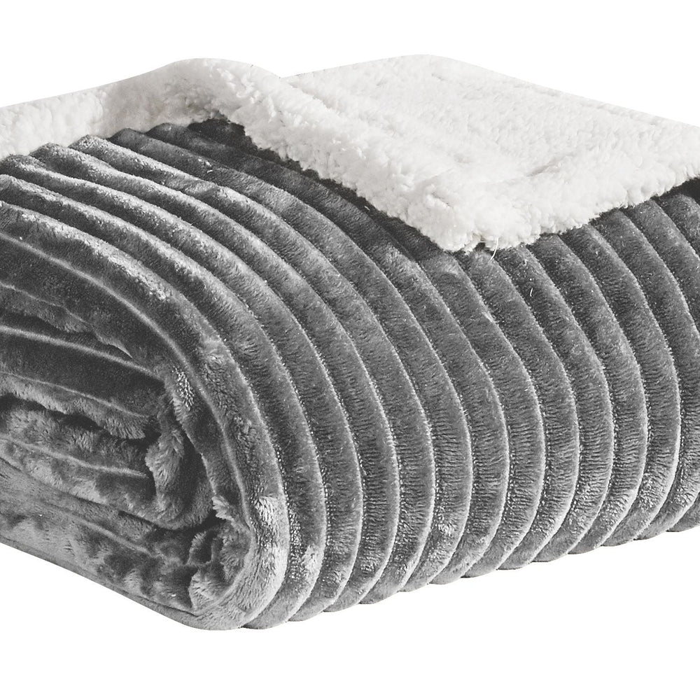 Corduroy Sherpa Blanket – Throw, Queen & King Sizes – Ultra Soft, Reversible, Cozy & Stylish