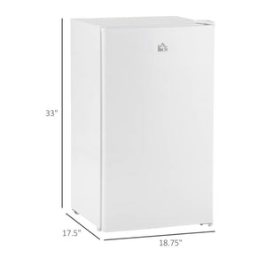 Compact Refrigerator Mini Fridge/Freezer 3.2 Cu.Ft, White