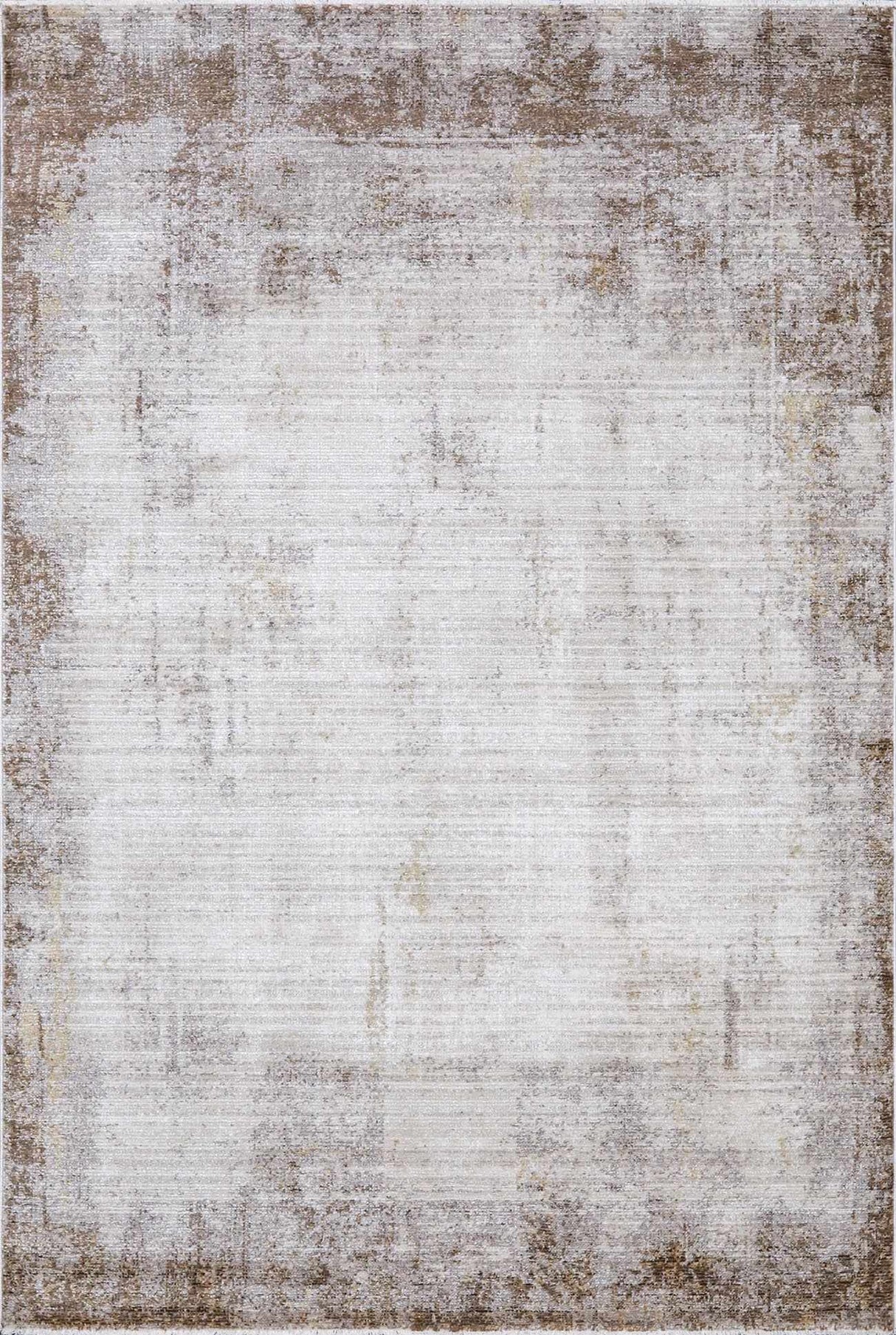 Galey Alix x Livabliss Abstract Modern Marble Cream/Dark Brown Myrtle Avenue IV Area Rug