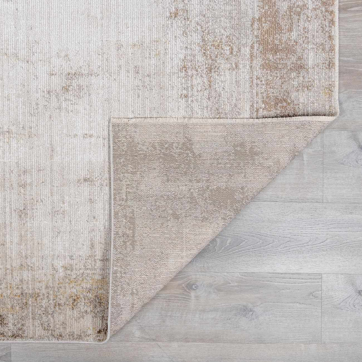 Galey Alix x Livabliss Abstract Modern Marble Cream/Dark Brown Myrtle Avenue IV Area Rug