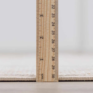 Galey Alix x Livabliss Abstract Modern Marble Cream/Dark Brown Myrtle Avenue IV Area Rug