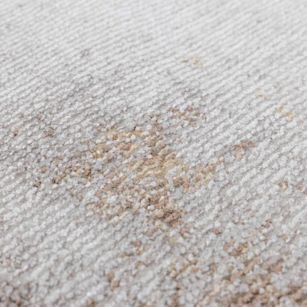Galey Alix x Livabliss Abstract Modern Marble Cream/Dark Brown Myrtle Avenue IV Area Rug
