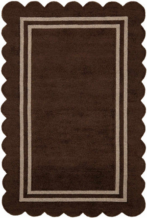 Chogan Chocolate Brown Area Rug