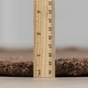 Chogan Chocolate Brown Area Rug