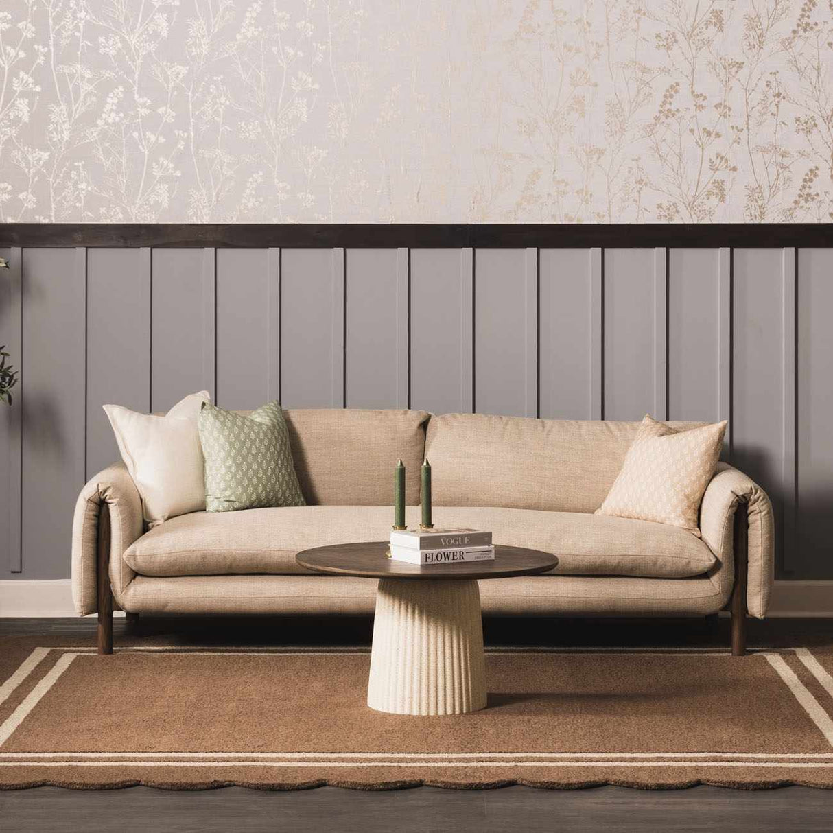 Chogan Chocolate Brown Area Rug