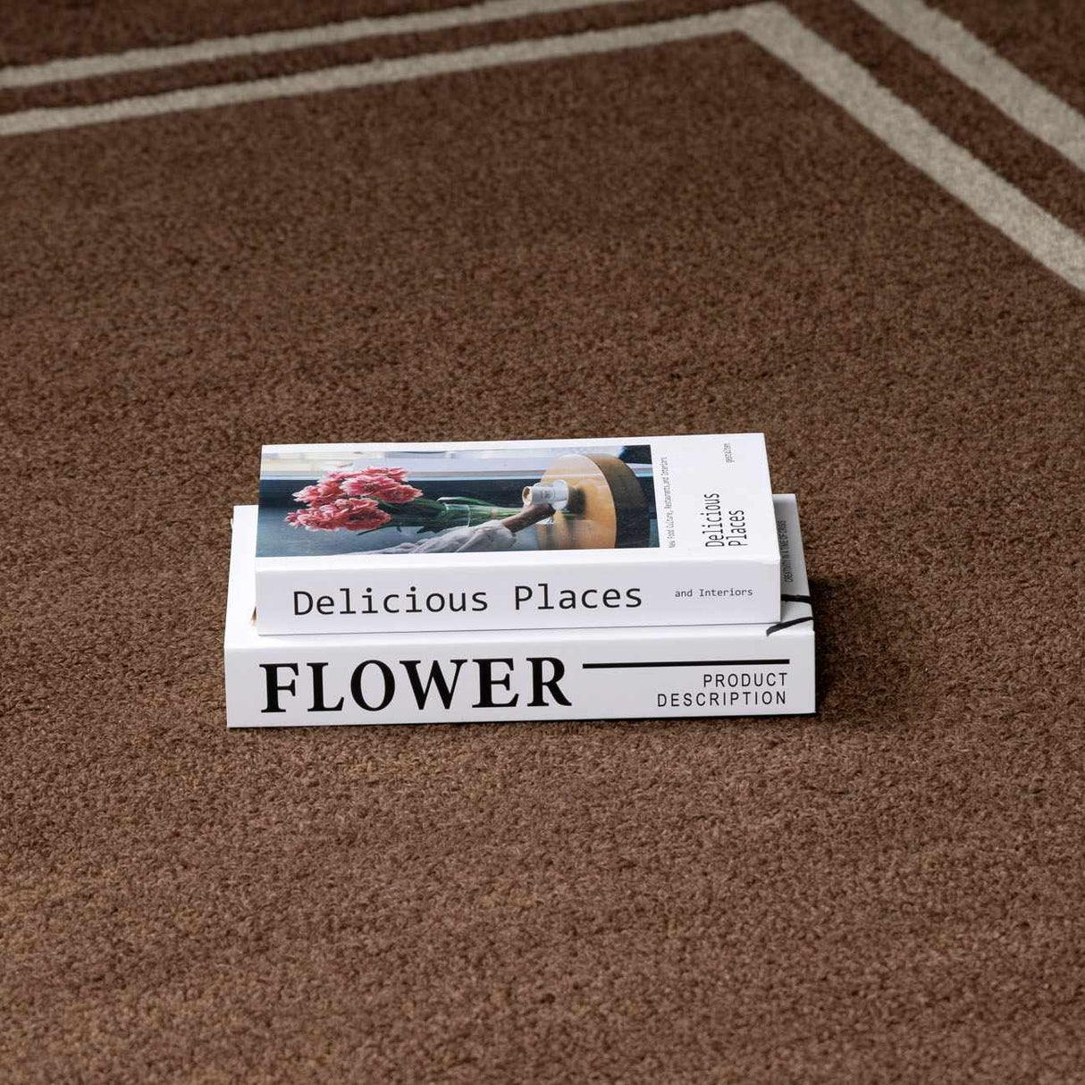 Chogan Chocolate Brown Area Rug