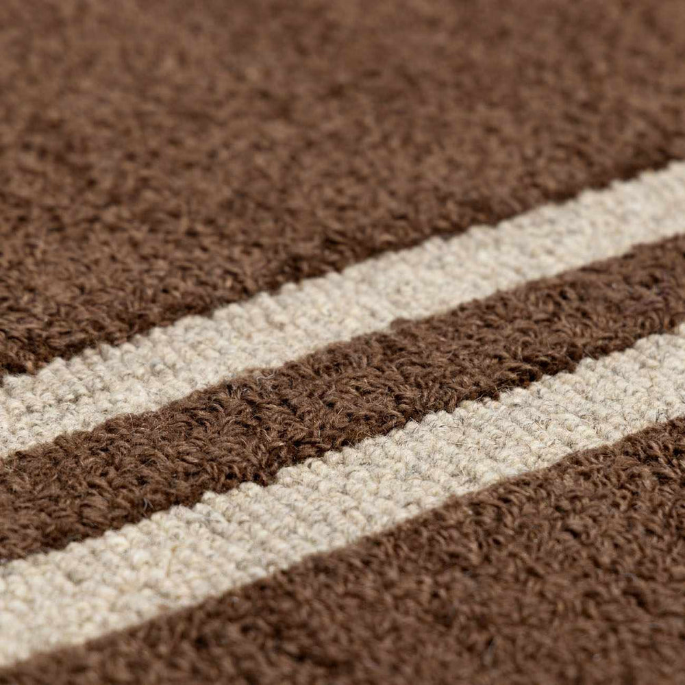 Chogan Chocolate Brown Area Rug