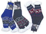 3-Pair Warm & Fuzzy Cabin Slipper Socks